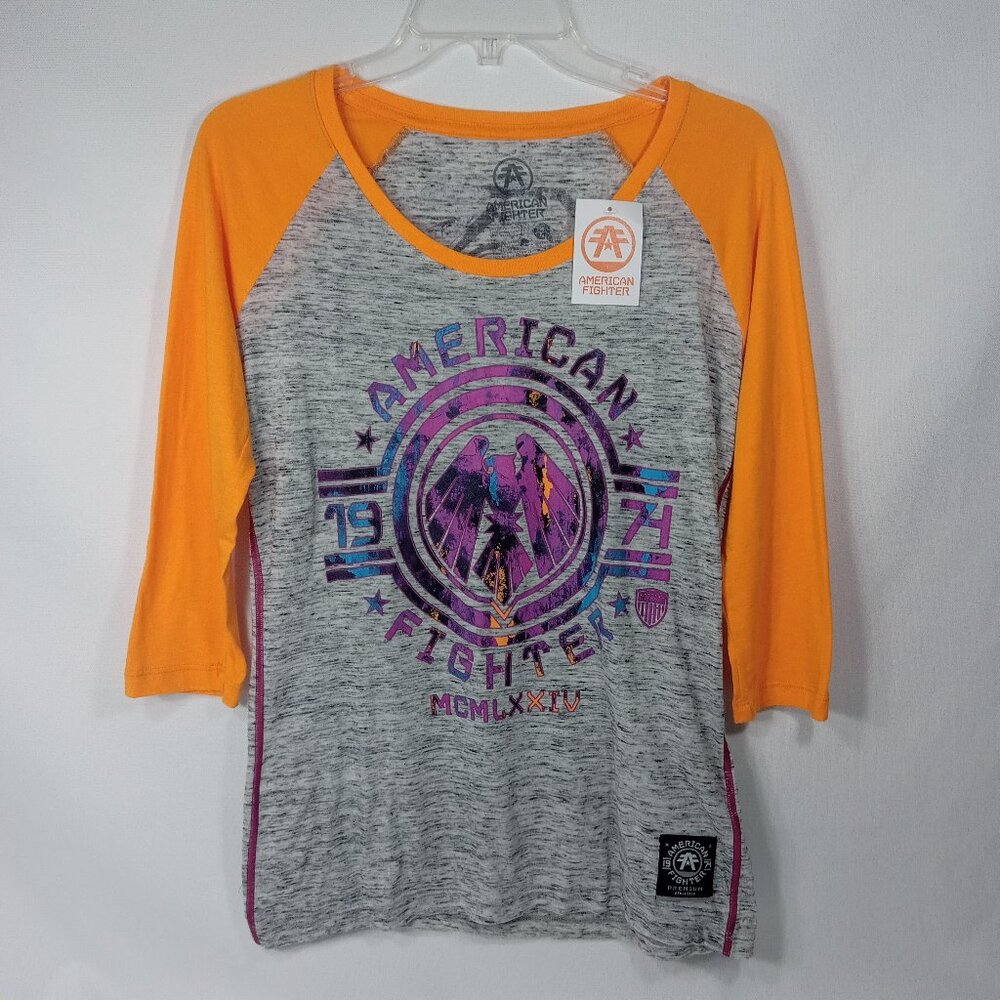 AMERICAN FIGHTER Jersey T-shirt Womens Size Medium *NWT